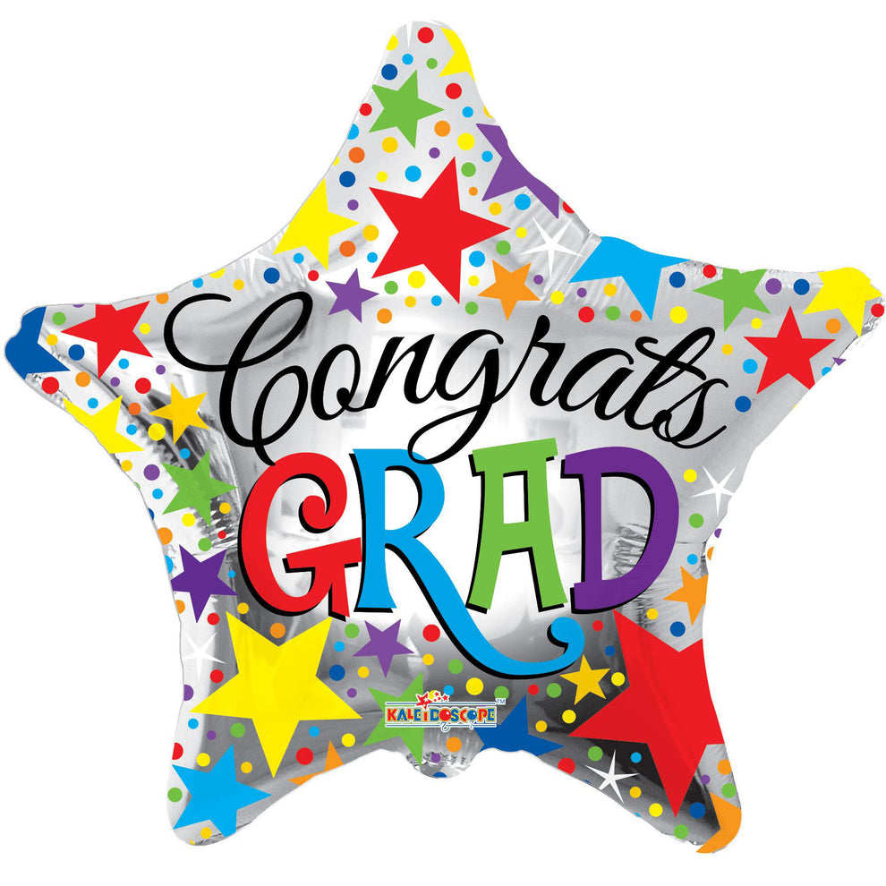 Congrats Grad Star balloon - sliver - order online in Amman Jordan ...