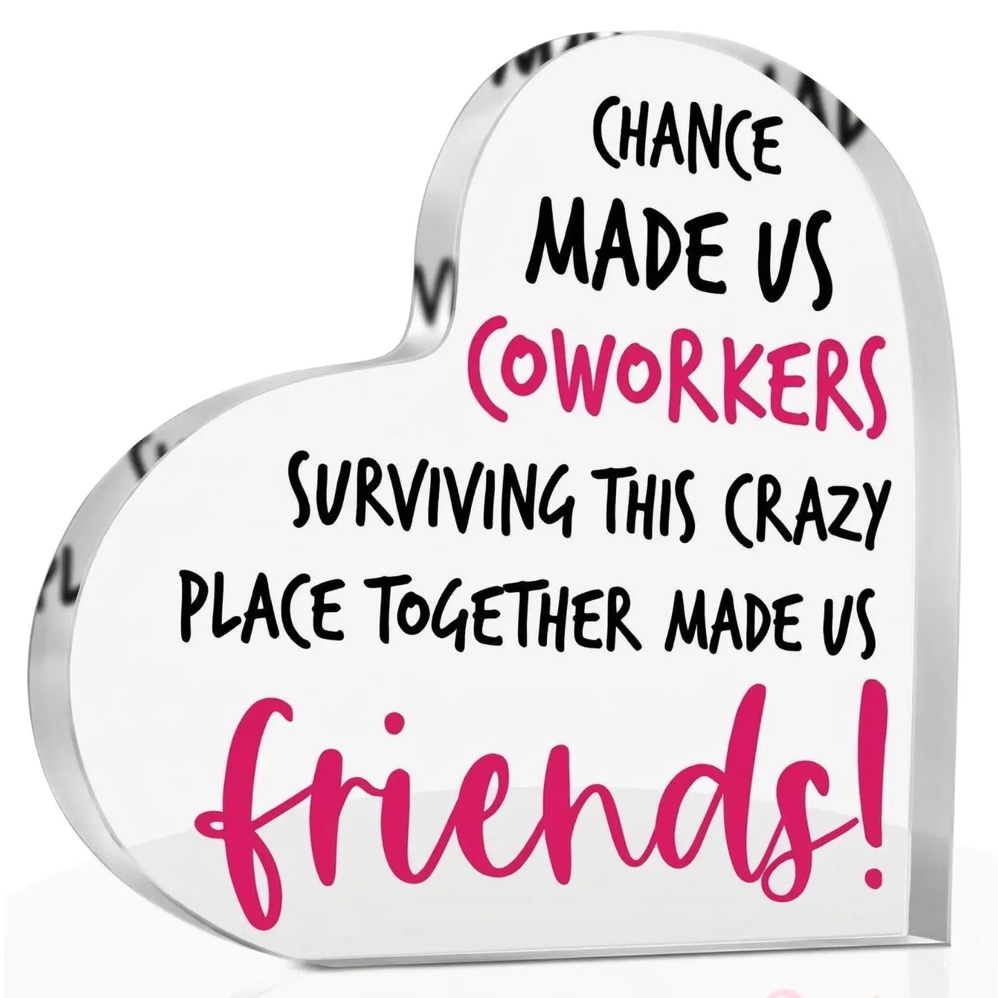 Coworkers Friends Acrylic Plaque
