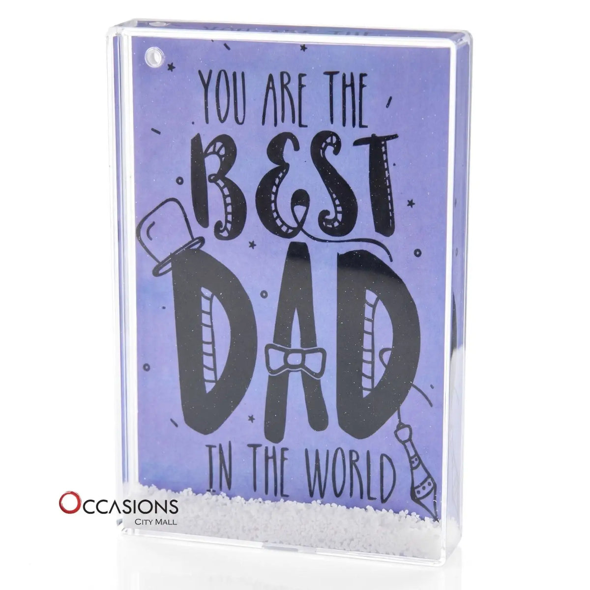 Best Dad In The World Frame (9.5×6 cm)