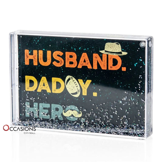 Husband, Daddy, Hero Frame (15.5×10.5 cm)