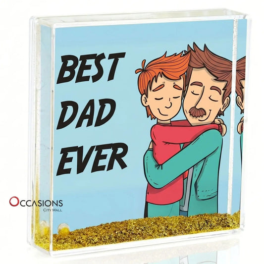 Best Daddy Ever Frame (10.5×10.5 cm)