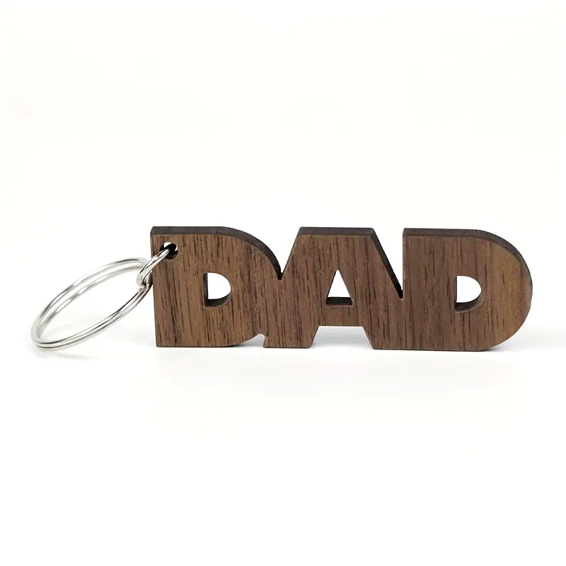 Dad Wooden Keychain