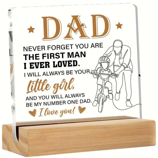 Dad's Little Girl Acrylic Plaque