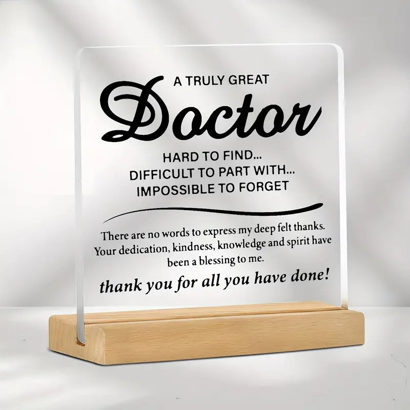 Great Doctor Acrylic Plaque