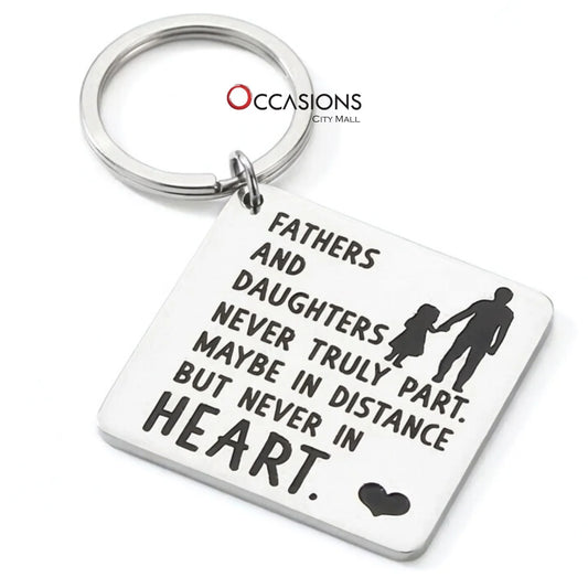 Father Daughter Keychain
