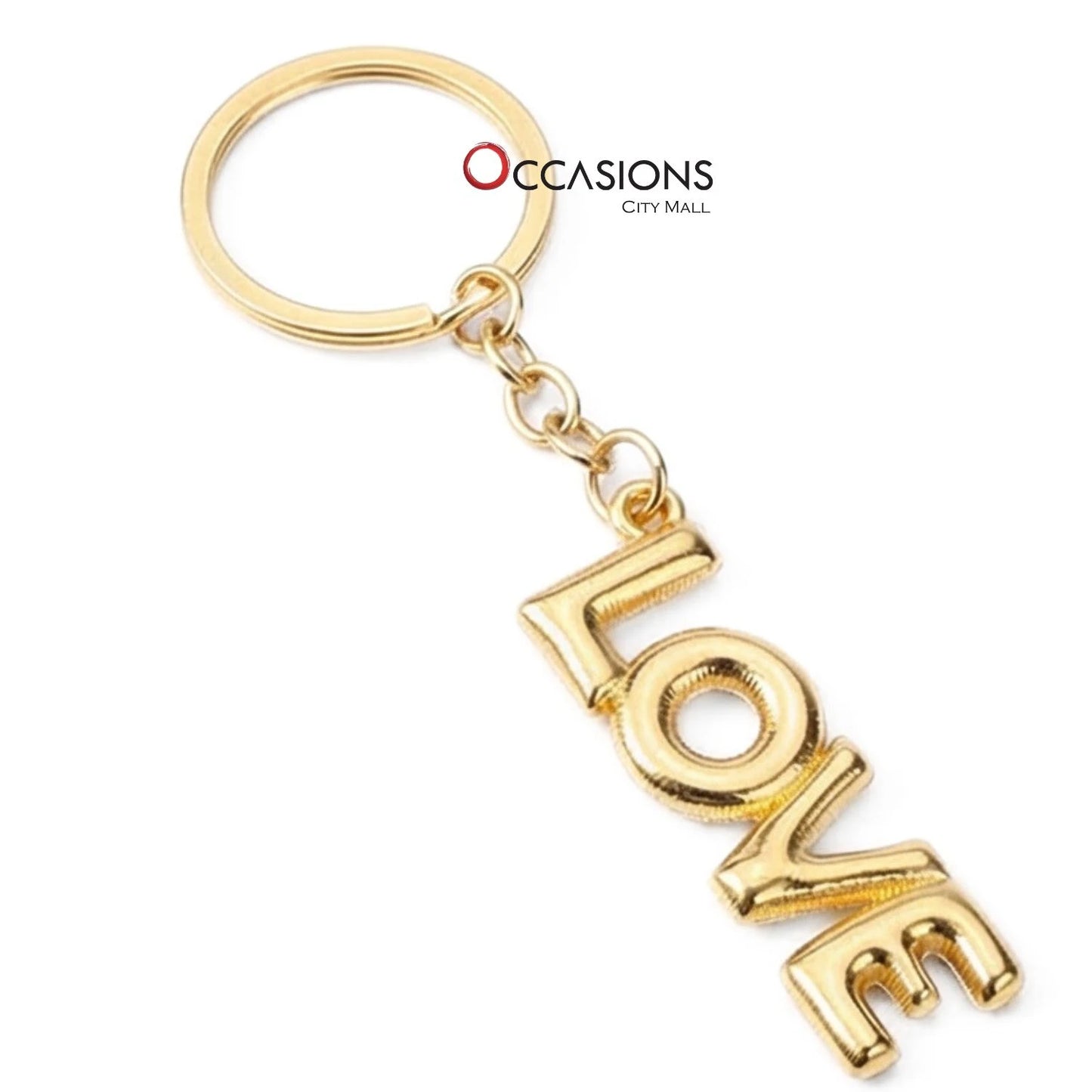 Gold Love Keychain
