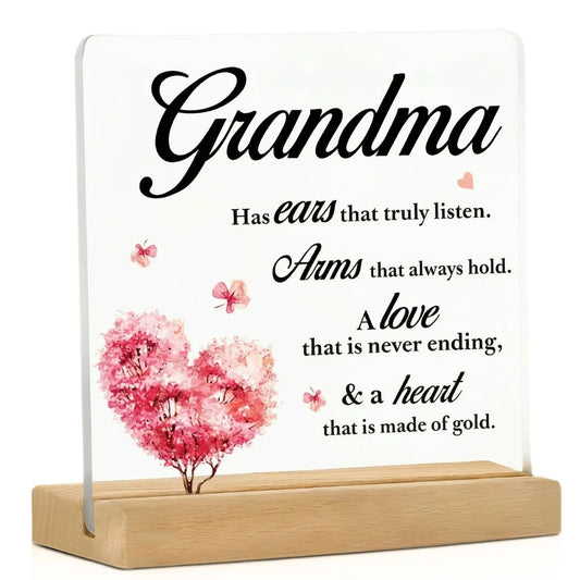 Grandma Sentiment Acrylic Plaque