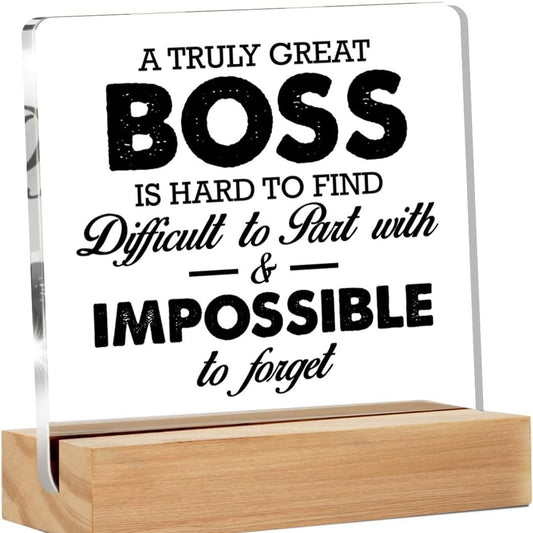 Great Boss Acrylic Plaque