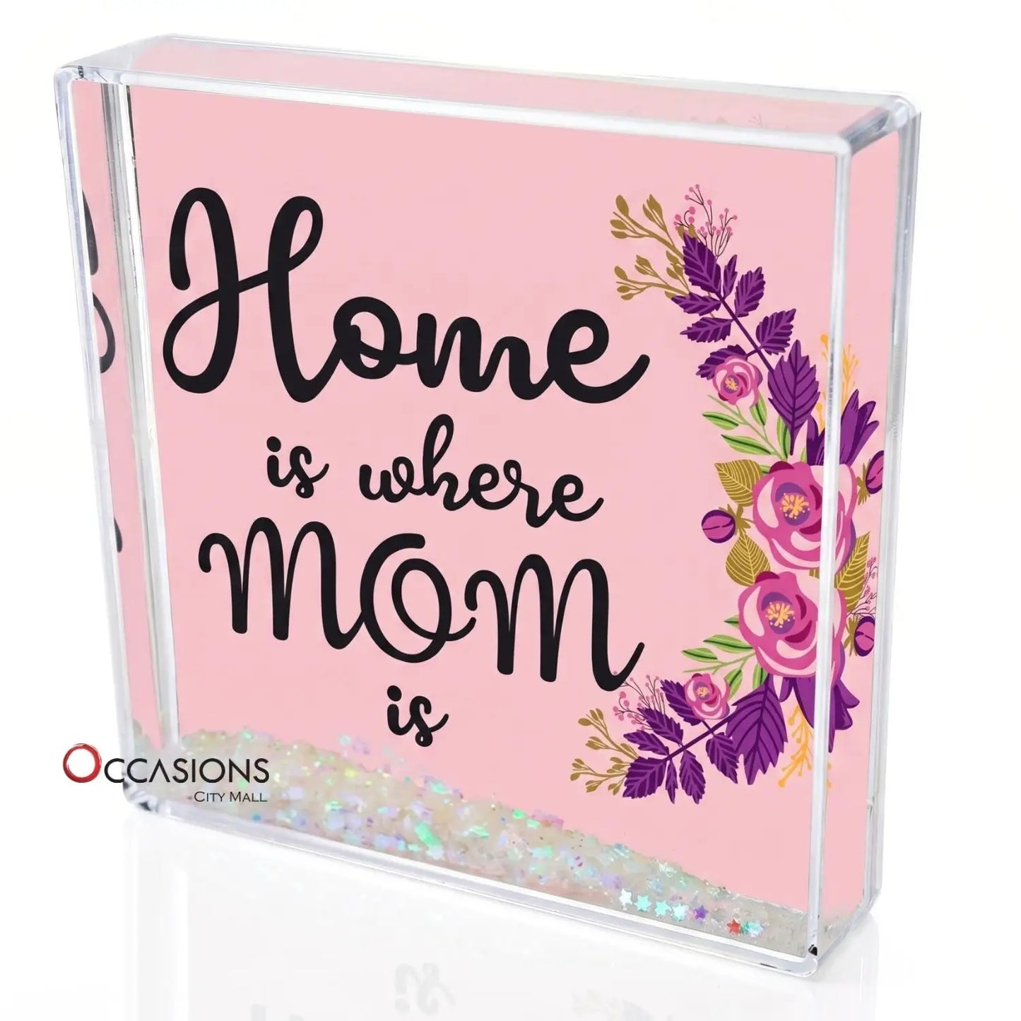 Home Is Where Mom Is – Photo Frame (10.5×10.5cm)