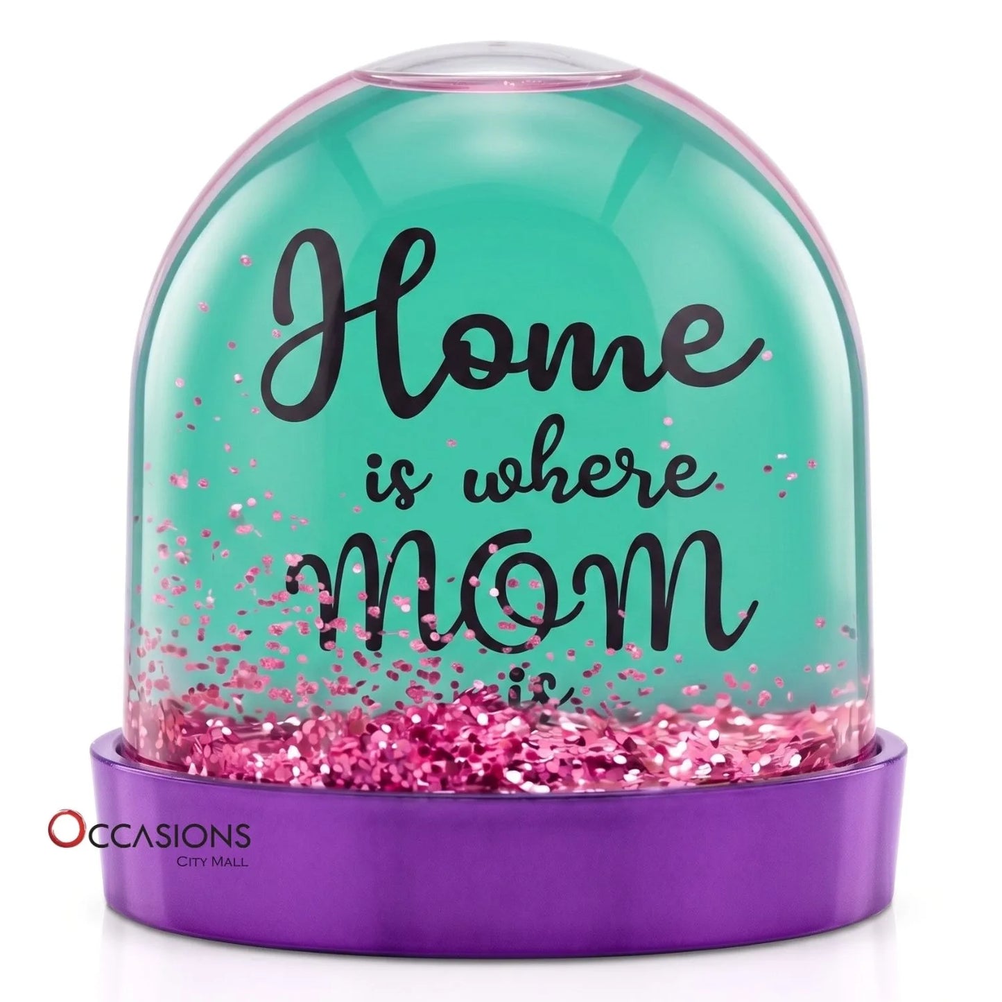 Home Where Mom is Snow Globe
