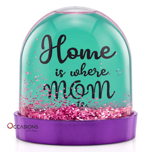 Home Where Mom is Snow Globe - order this gift online for same day delivery in Amman Jordan