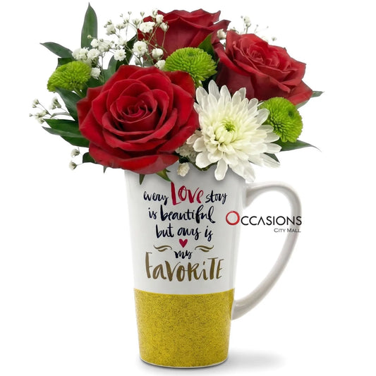 Love Story Roses Mug