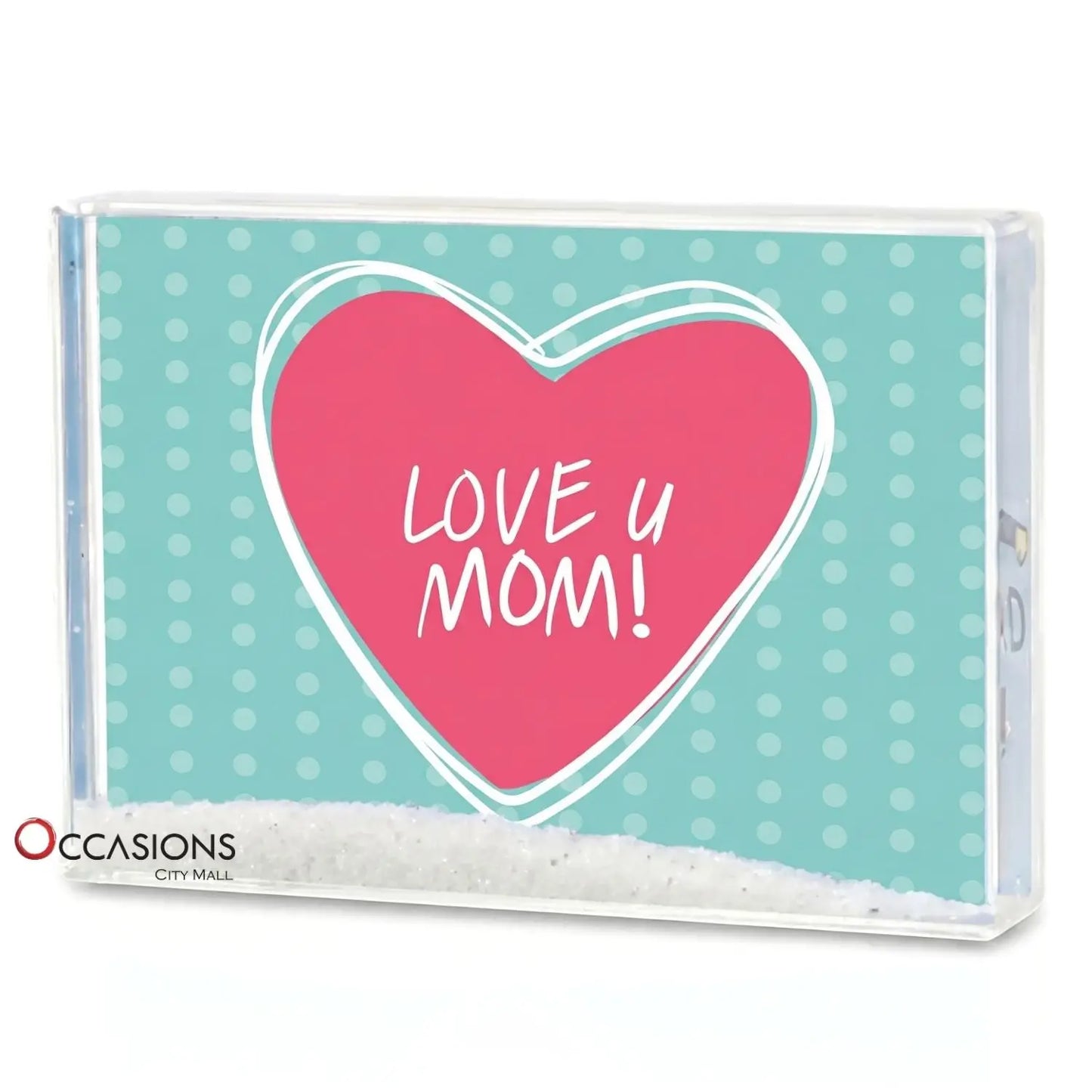 Love You Mom, Big Heart – Photo Frame (10.5×15.5cm)