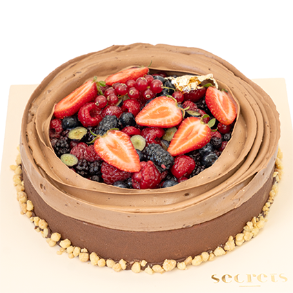 Mixed Berries Chocolate Cake by Secrets
