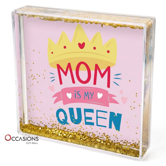 Mom Is My Queen – Photo Frame (10.5×10.5cm) - buy this photo frame online from the best gift shop in Jordan with fast delivery across Amman