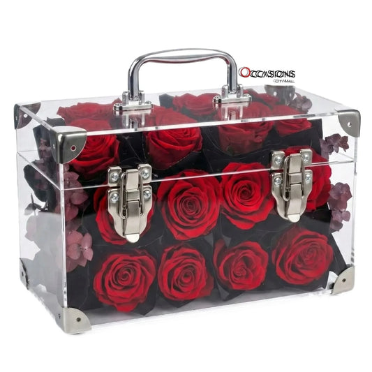 Luxury Rose Handbag - (Forever roses – Lives 5 Years)