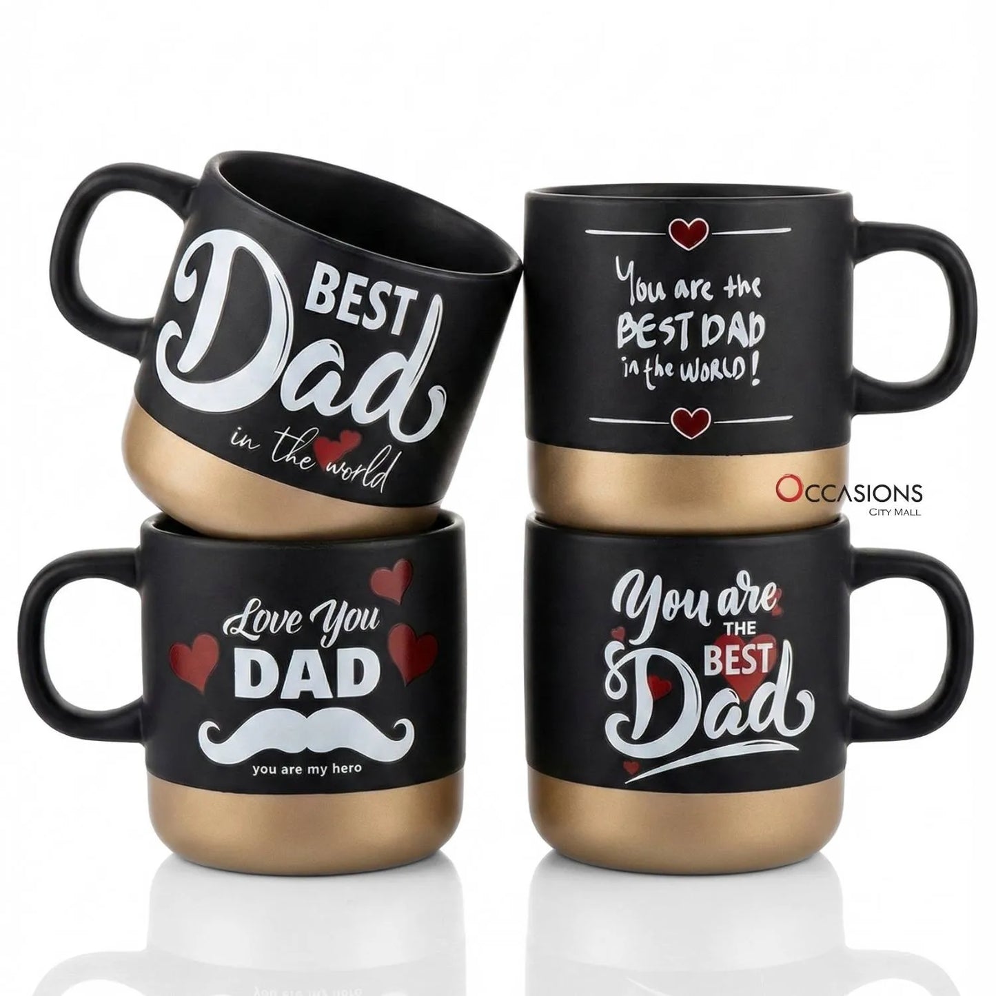 Love Dad Mustache Mug