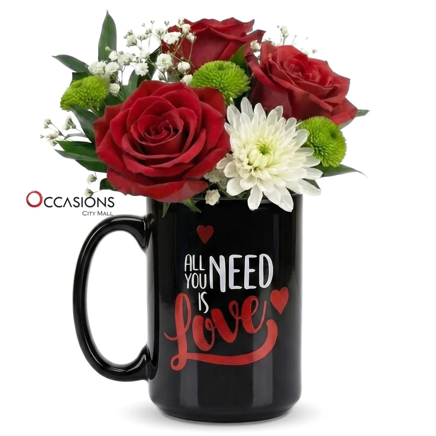 All You Need is Love Roses Mug