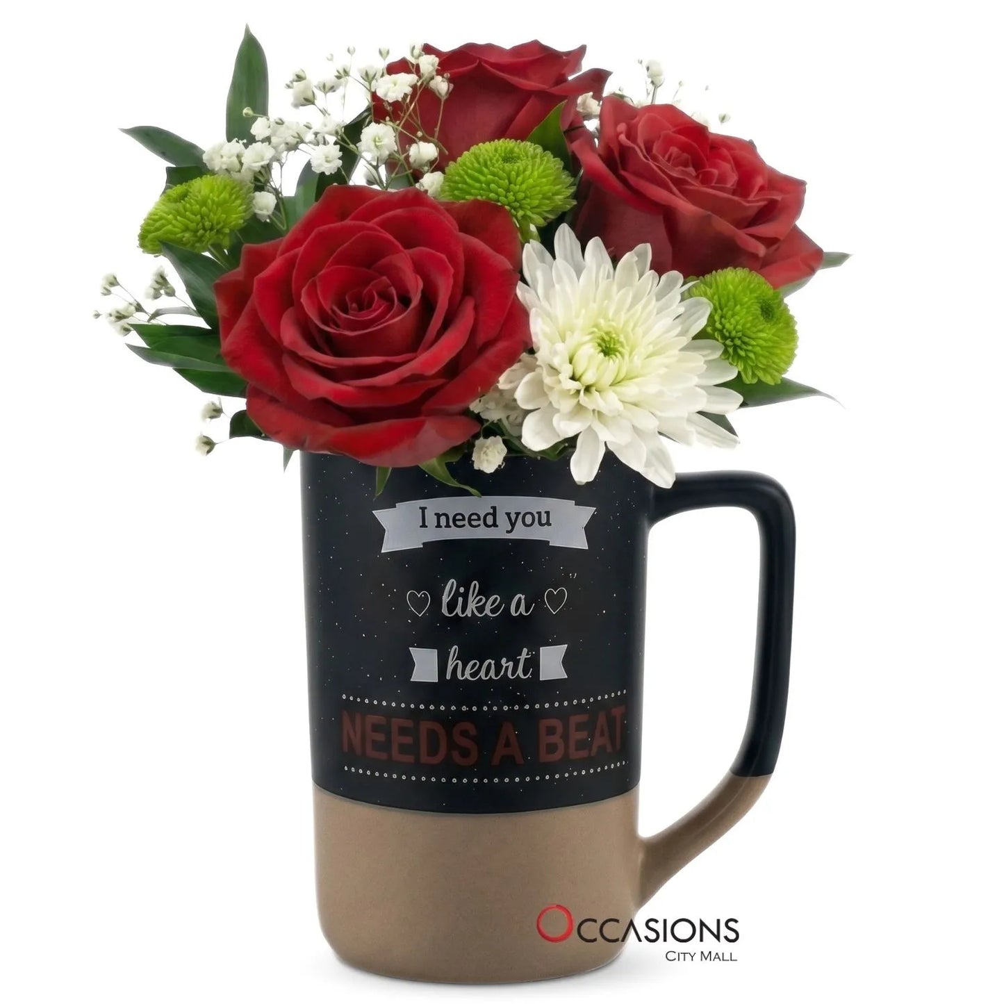I Need You – Romantic Roses Mug