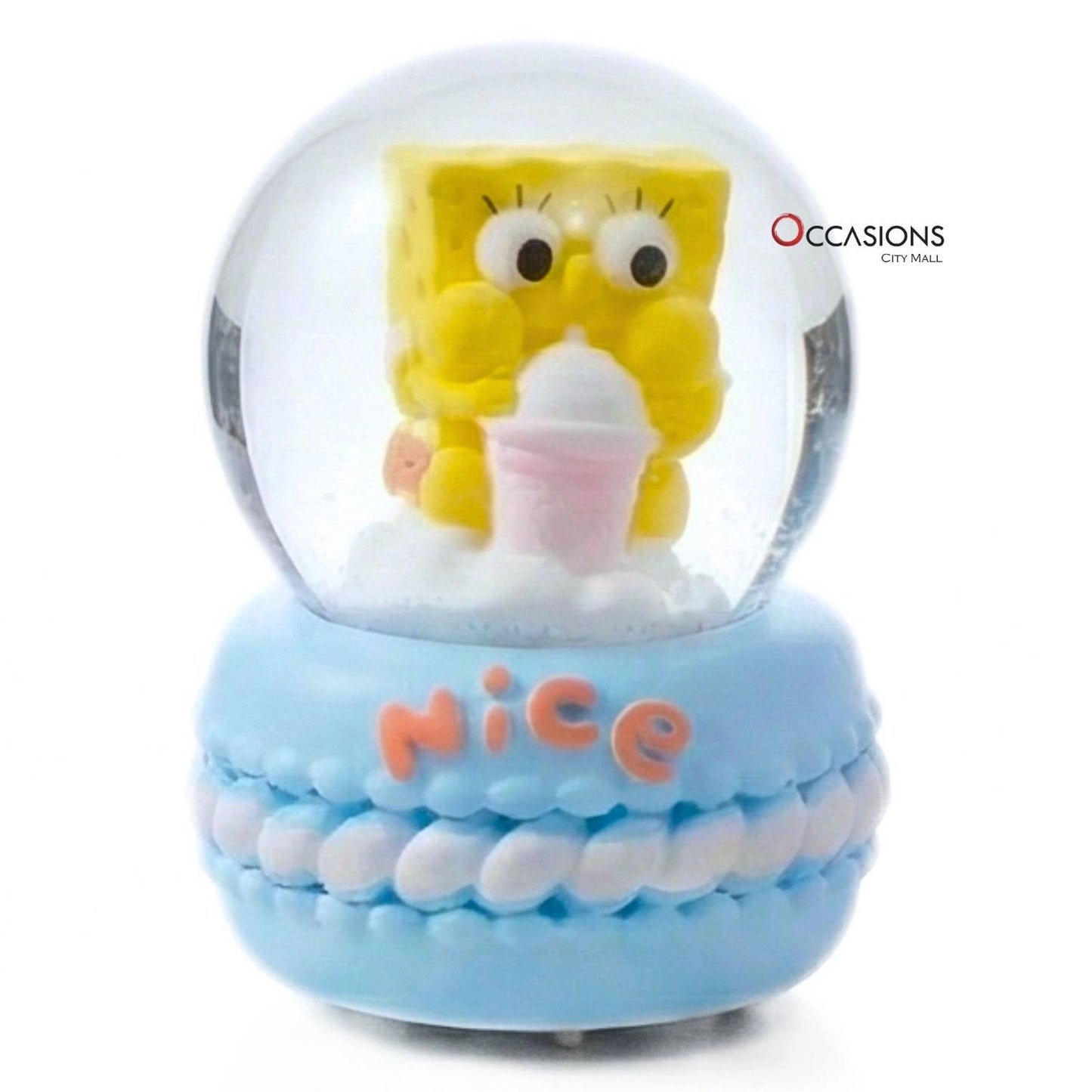 Sponge Bob Milkshake Snow Globe (H:6.5cm) - With Light