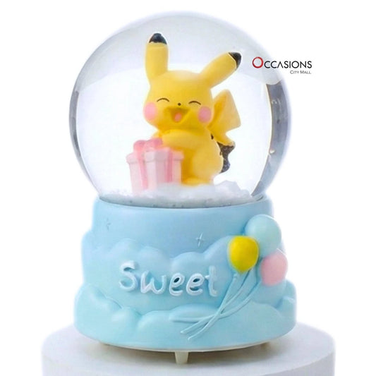 Pikachu Gift Snow Globe (H:9.5cm) - With Light