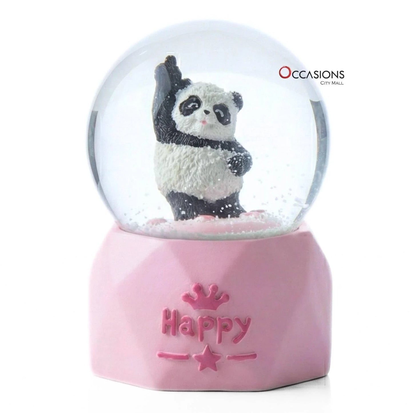 Dancing Panda Globe (H:6.5cm) - With Light