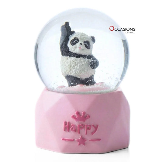 Dancing Panda Globe (H:6.5cm) - With Light
