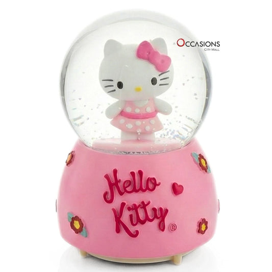 Hello Kitty Dotted Dress Snow Globe (H:16cm) - With Light