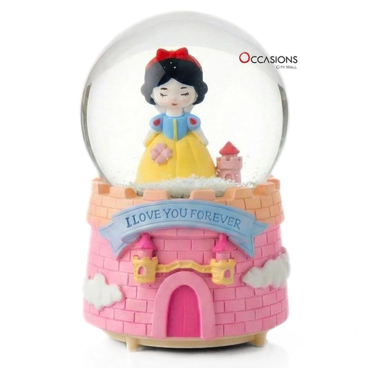 Snow White Snow Globe (H:16cm) - With Light