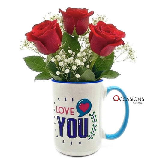 Love you Speech Bubble Mug