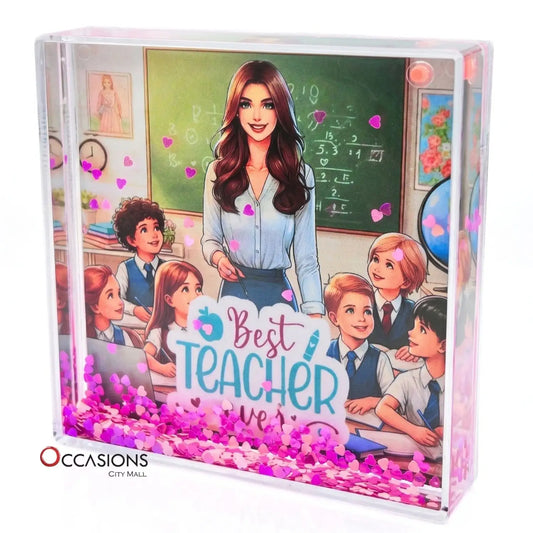 Best Teacher Ever Classroom Frame (10.5×10.5 cm)