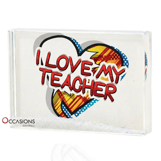 I Love My Teacher Frame (9.5×6 cm)