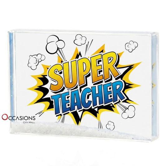 Super Teacher Burst Frame (9.5×6 cm)