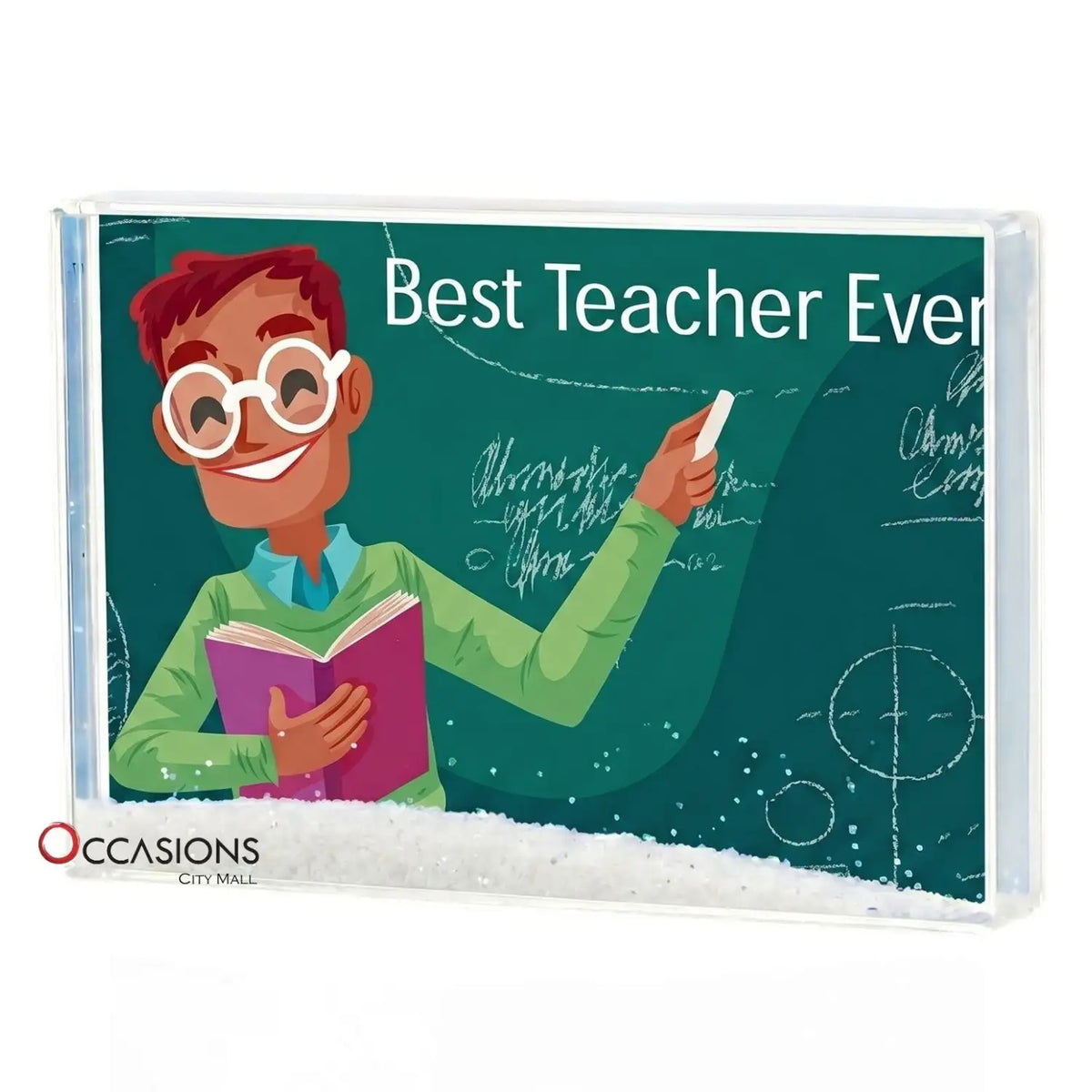 Male Best Teacher Ever Frame (9.5×6 cm) - order online and send this photo frame to Amman Jordan from the best gift shop in Jordan with same day delivery