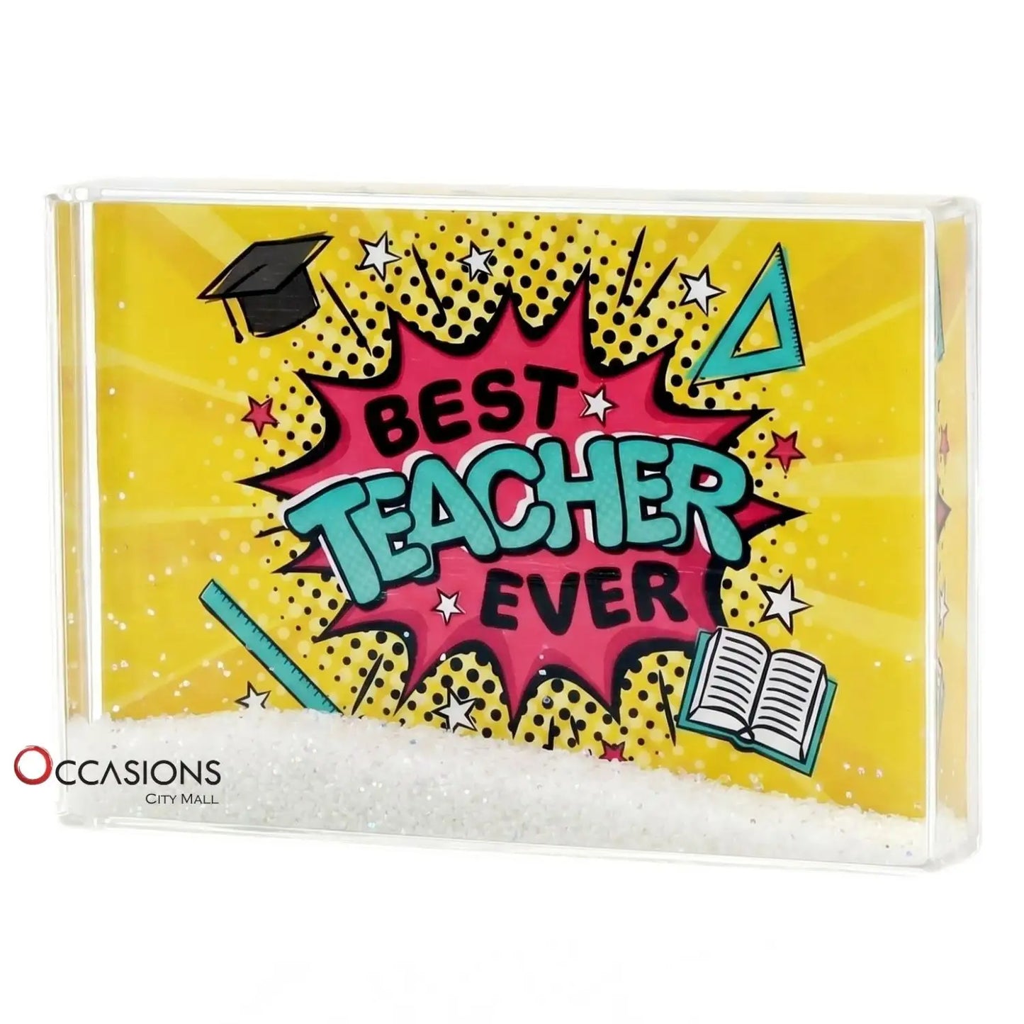 Best Teacher Ever Comic Frame (9.5×6 cm)