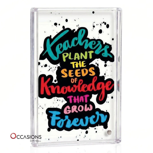 Teachers Plant The Seeds Frame (9.5×6 cm)