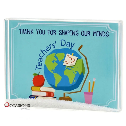 Teachers Day Globe Frame (9.5×6 cm)