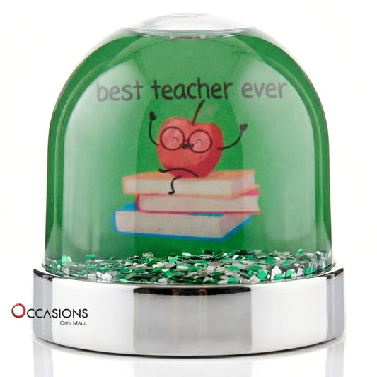 Best Teacher Ever Apple Globe