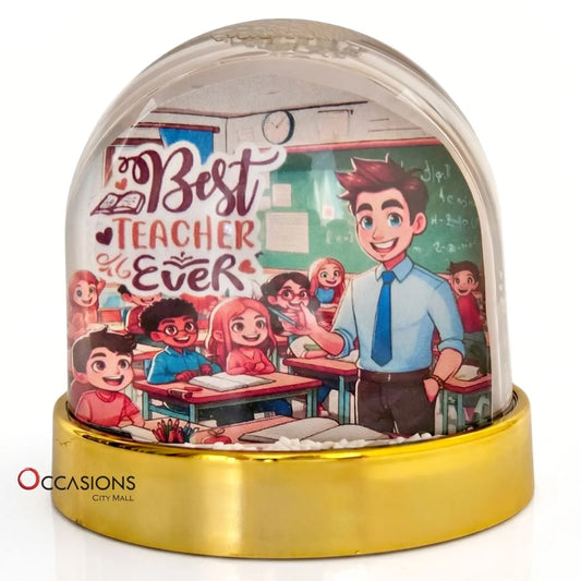 Male Best Teacher Ever Globe