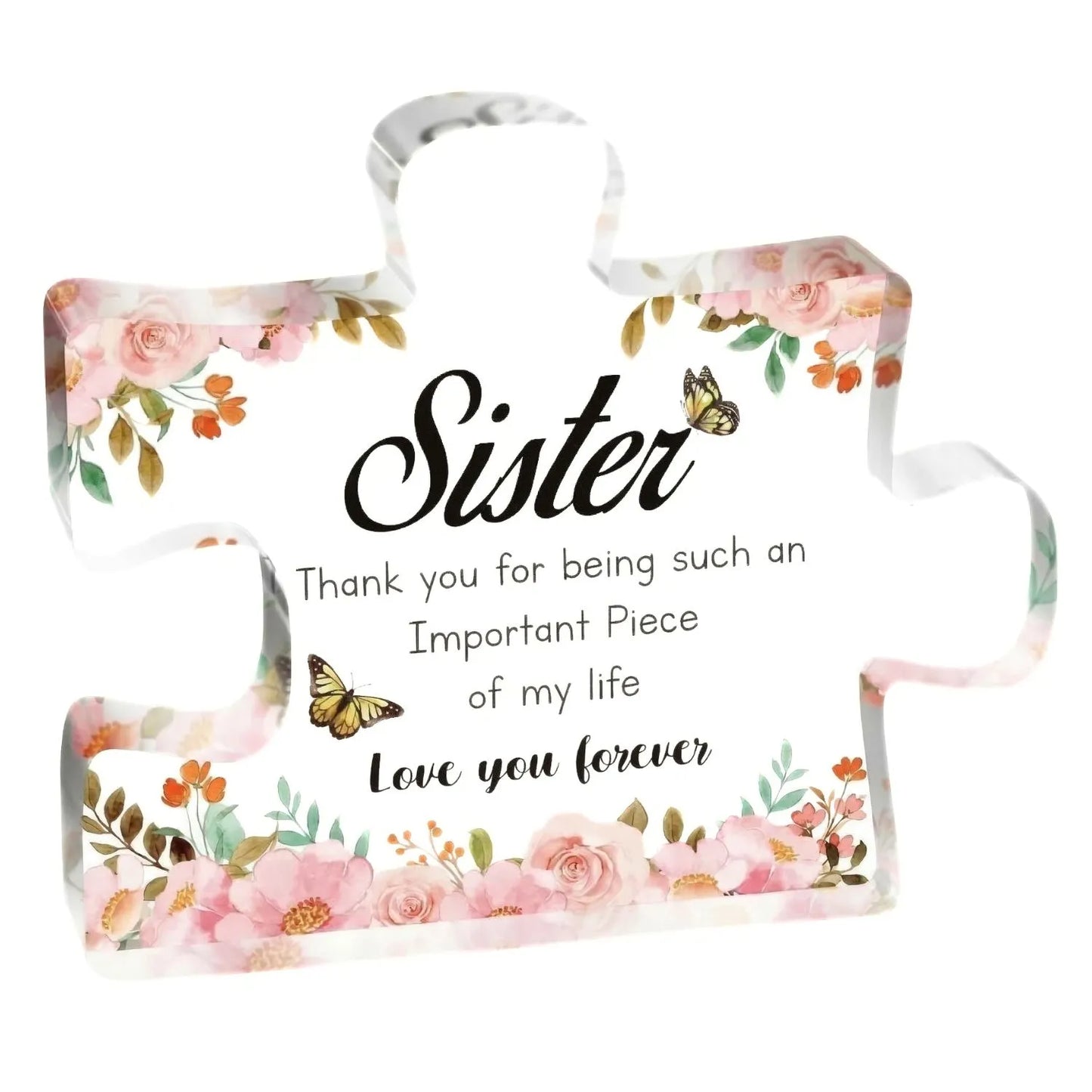 Sister Puzzle Acrylic Plaque
