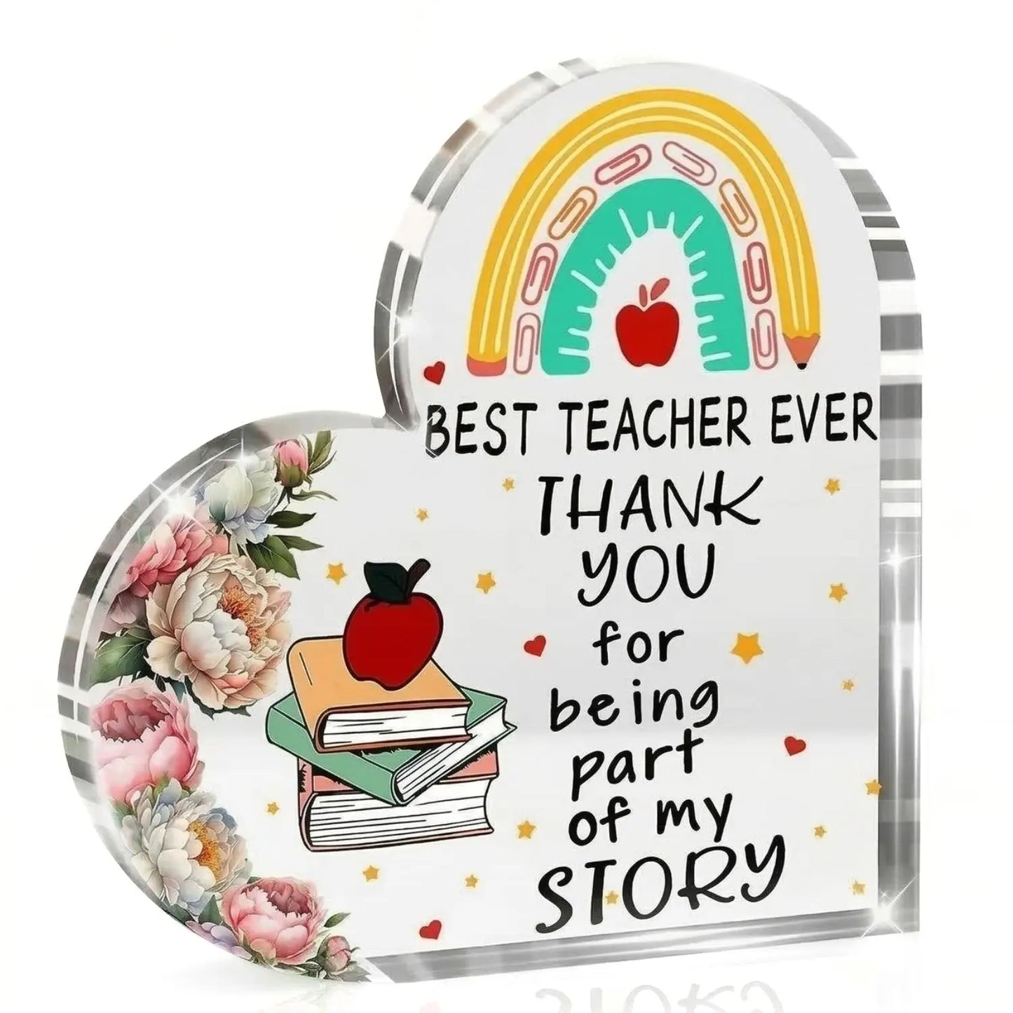 Thank You Teacher Acrylic Plaque