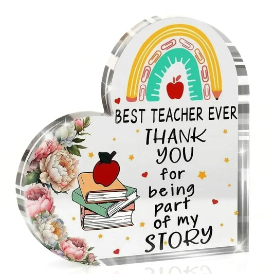 Thank You Teacher Acrylic Plaque