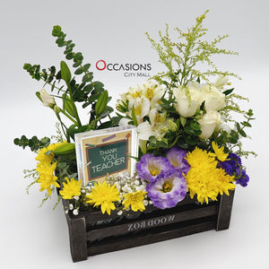 Thank You Teacher Flower arrangement