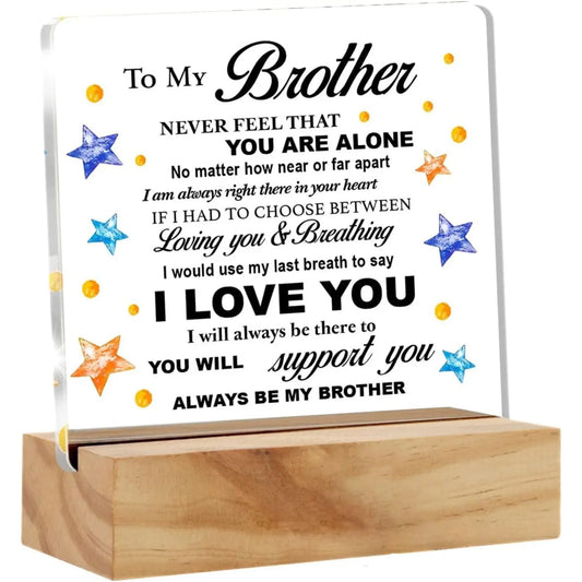 To My Brother Acrylic Plaque