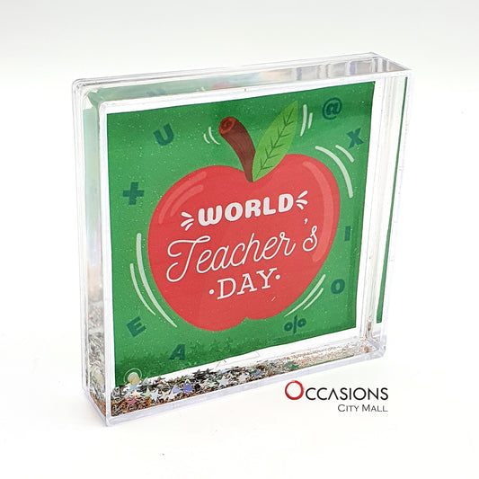World Teacher's Day Photo frame (10.5x10.5cm)