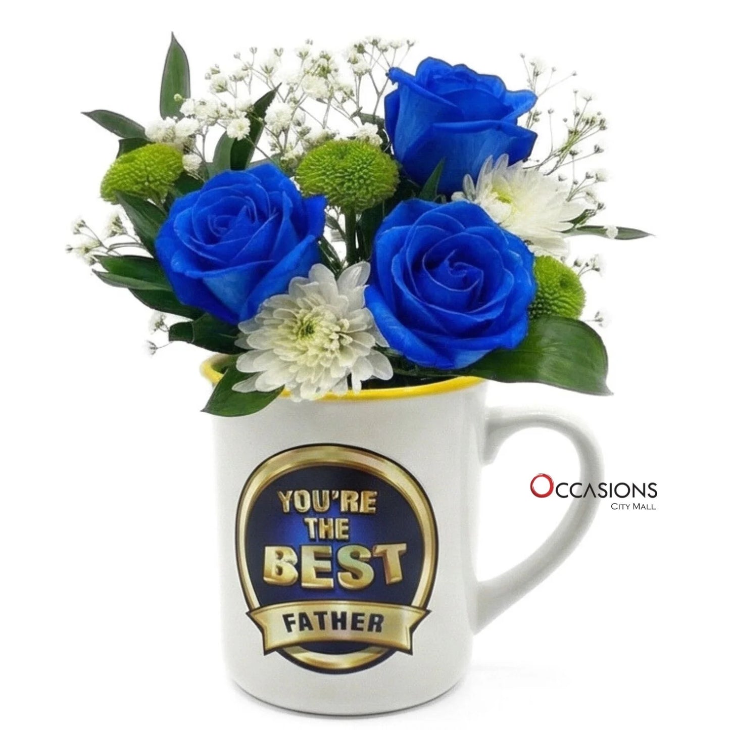 You're the Best Father Flowers Mug