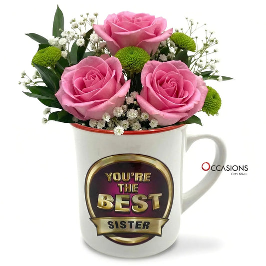 You're the Best Sister Roses Mug