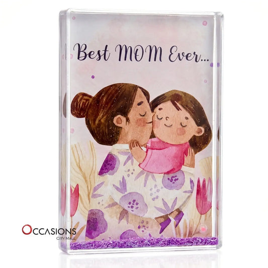 Best mom Ever - Glitter Photo Frame (15.5x10.5cm)