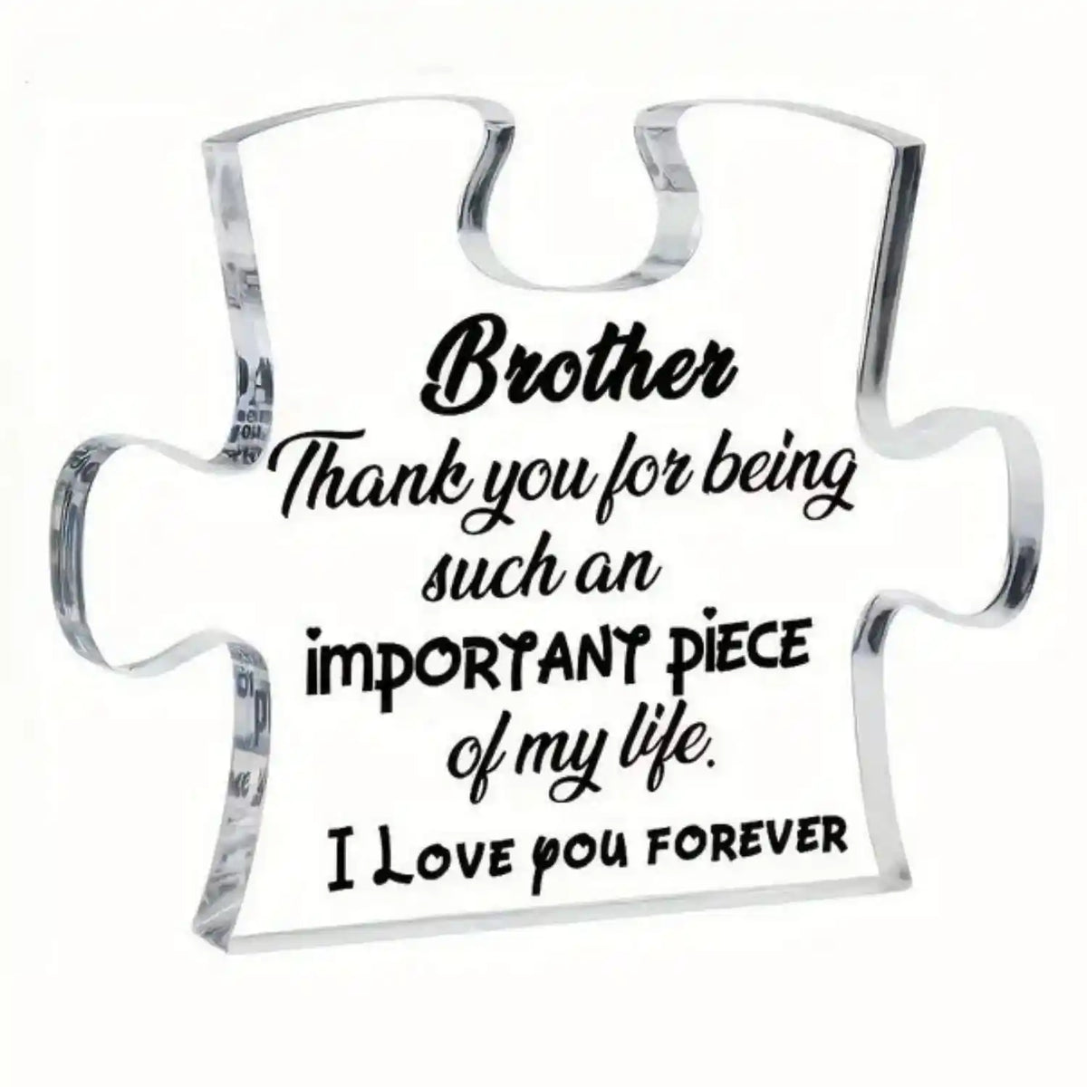 Thank You Brother Acrylic Plaque