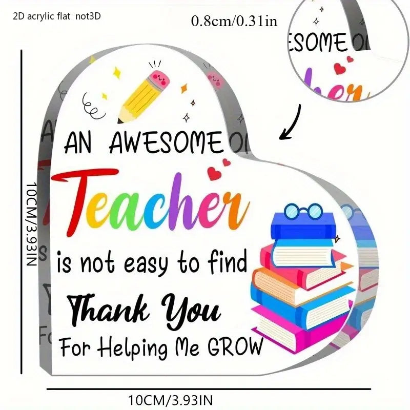 Awesome Teacher Acrylic Plaque